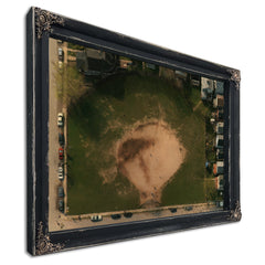 Aerial View Baseball Diamond Neighborhood Park by Bella Frye