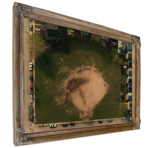 Aerial View Baseball Diamond Neighborhood Park by Bella Frye