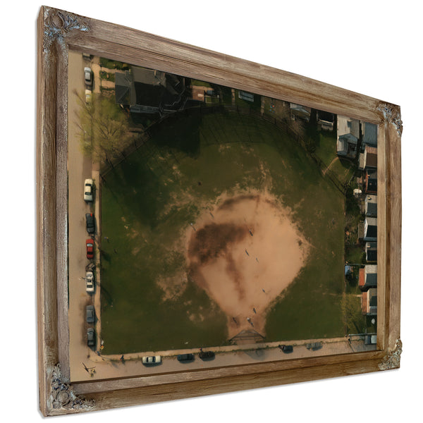 Aerial View Baseball Diamond Neighborhood Park by Bella Frye