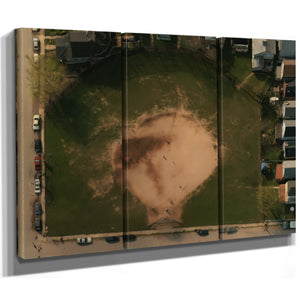 Aerial View Baseball Diamond Neighborhood Park by Bella Frye