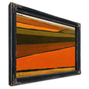 Aerial View Of Orange Harvest Fields by Bella Frye