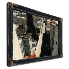 Aerial View Urban Street Dense City Buildings by Bella Frye