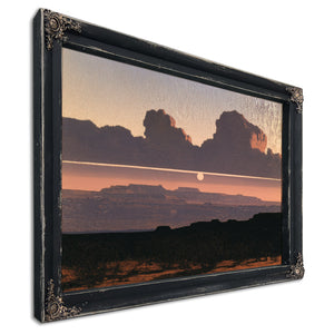 Desert Mesa Sunset With Storm Clouds by Bella Frye