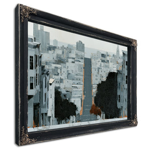 Gray City Street Steep Urban Descent by Bella Frye