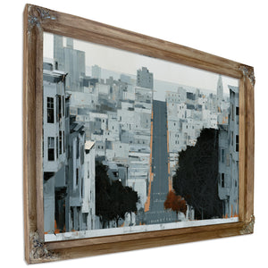 Gray City Street Steep Urban Descent by Bella Frye