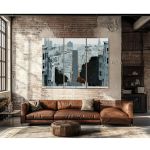 Gray City Street Steep Urban Descent by Bella Frye