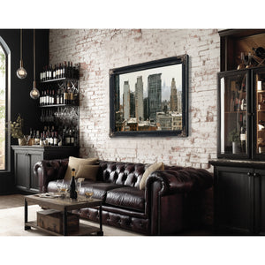 Hazy Urban Skyline With Midrise Buildings by Bella Frye