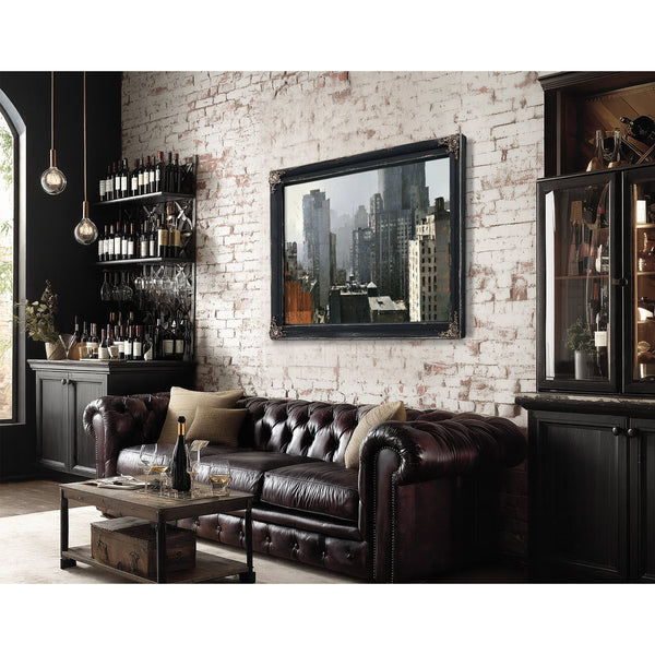 Misty Urban Skyline Dense City Buildings by Bella Frye