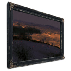 Rolling Hills At Night With Scattered Embers by Bella Frye