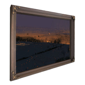 Rolling Hills At Twilight With Glowing Embers by Bella Frye