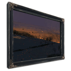Rolling Hills At Twilight With Glowing Embers by Bella Frye