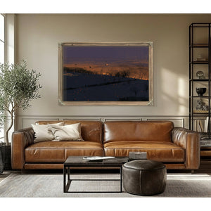 Rolling Hills At Twilight With Glowing Embers by Bella Frye