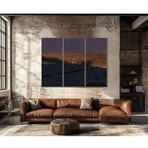 Rolling Hills At Twilight With Glowing Embers by Bella Frye
