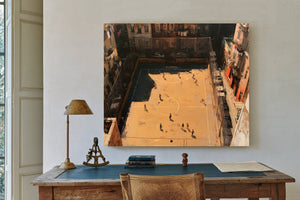 Rooftop Street Football Court Urban Afternoon by Bella Frye