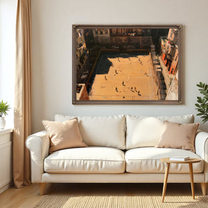 Rooftop Street Football Court Urban Afternoon by Bella Frye