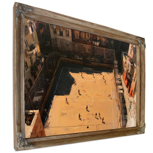 Rooftop Street Football Court Urban Afternoon by Bella Frye