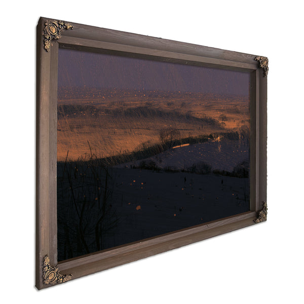 Stormy Dusk Over Windswept Plains by Bella Frye