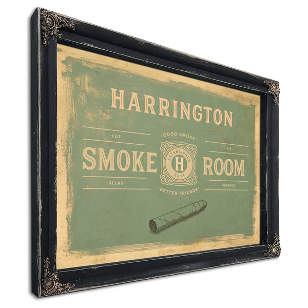 Personalized Smoke Room Sign, Est. Year, image 8