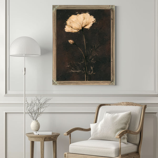 Dark White Flower
