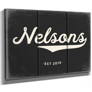 Personalized Family Name Sign, Script Last Name with Est. Year, image 15