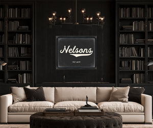 Personalized Family Name Sign, Script Last Name with Est. Year, image 19