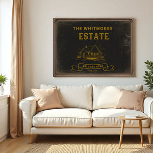 Personalized Estate Sign, Welcome Home, Est. Year, image 5