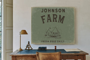 Personalized Farm Sign, Fresh Eggs Daily, image 2