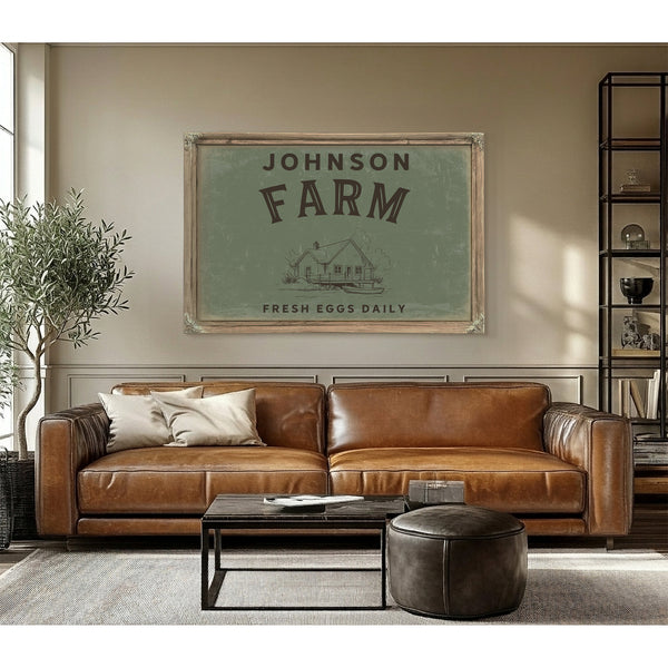 Personalized Farm Sign, Fresh Eggs Daily, image 3