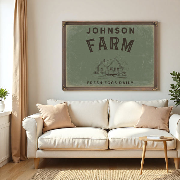 Personalized Farm Sign, Fresh Eggs Daily, image 5