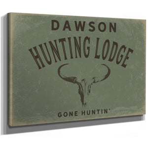 Personalized Hunting Lodge Sign, Gone Huntin', image 9