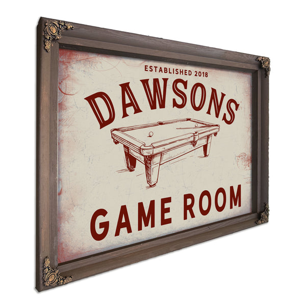 Personalized Game Room Sign, Est. Year, image 7