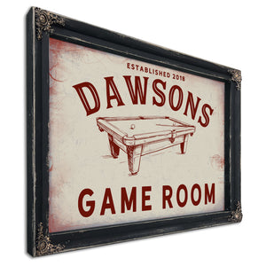 Personalized Game Room Sign, Est. Year, image 8