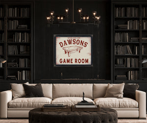 Personalized Game Room Sign, Est. Year, image 19