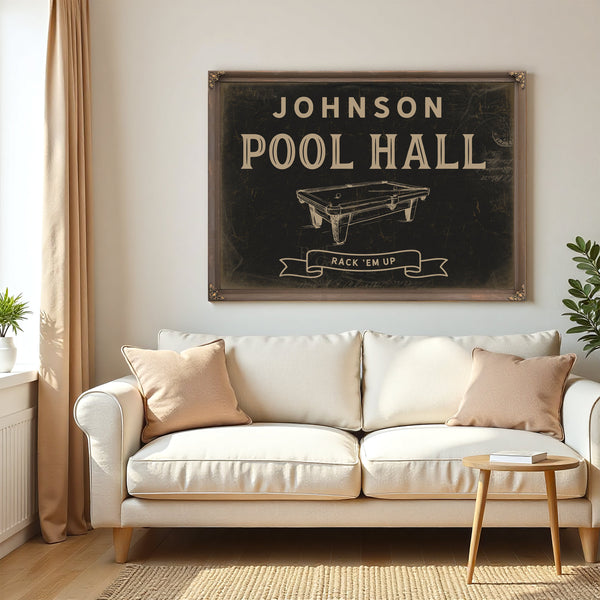 Personalized Pool Hall Sign, Rack 'Em Up, image 5