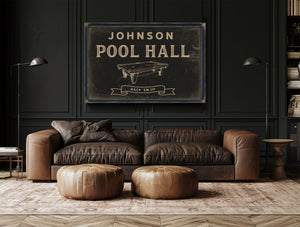 Personalized Pool Hall Sign, Rack 'Em Up, image 20