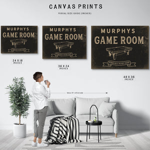Personalized Game Room Sign, Winner Buys The Next Round, image 11