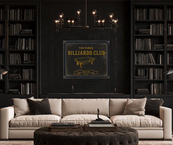 Personalized Billiards Club Sign, Chalk Up, Est. Year, image 19