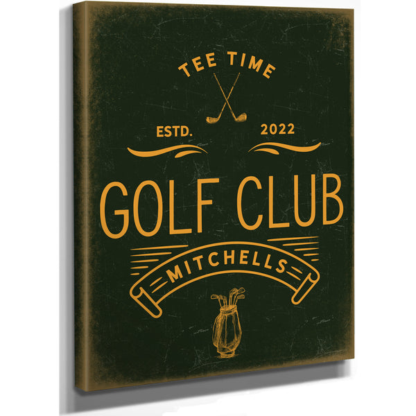 Personalized Golf Club Sign, Tee Time, Est. Year, image 3