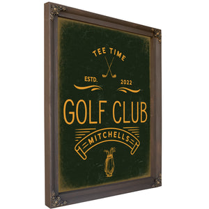 Personalized Golf Club Sign, Tee Time, Est. Year, image 4
