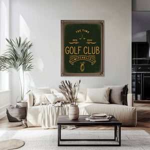 Personalized Golf Club Sign, Tee Time, Est. Year, image 6