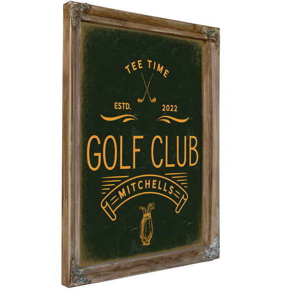 Personalized Golf Club Sign, Tee Time, Est. Year, image 7
