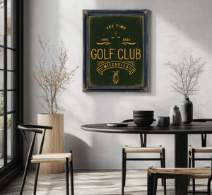 Personalized Golf Club Sign, Tee Time, Est. Year, image 9