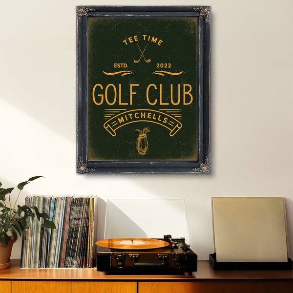 Personalized Golf Club Sign, Tee Time, Est. Year, image 10