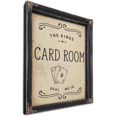 Personalized Card Room Sign, Deal Me In, image 1