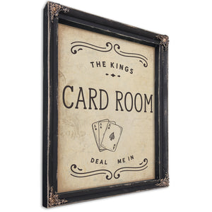 Personalized Card Room Sign, Deal Me In, image 1