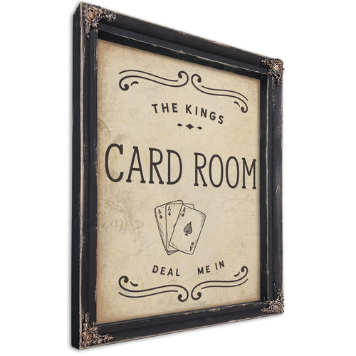 Personalized Card Room Sign, Deal Me In, image 1