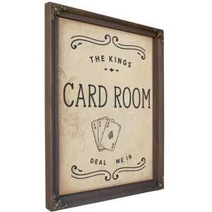 Personalized Card Room Sign, Deal Me In, image 4