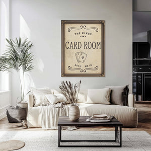 Personalized Card Room Sign, Deal Me In, image 6