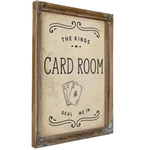 Personalized Card Room Sign, Deal Me In, image 7