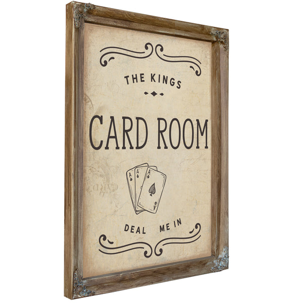 Personalized Card Room Sign, Deal Me In, image 7